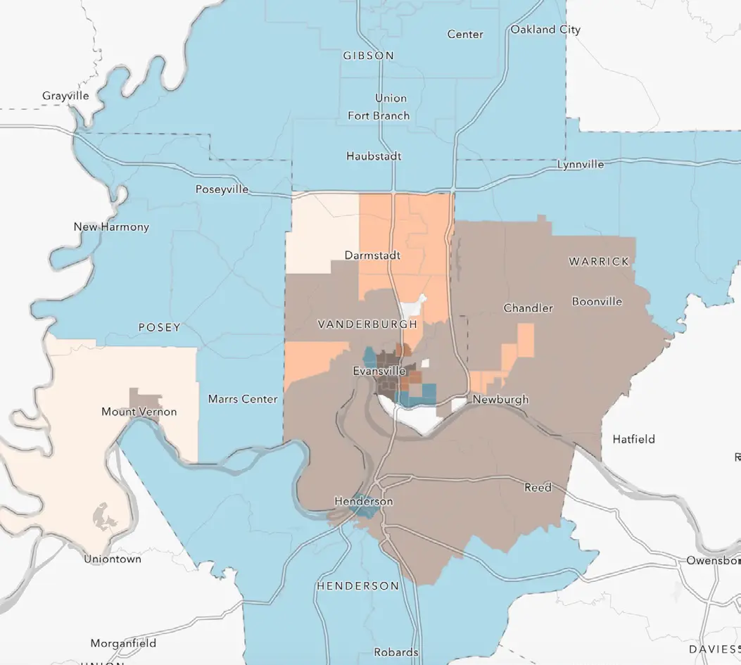 Most areas with high asthma rates also have high levels of air pollution