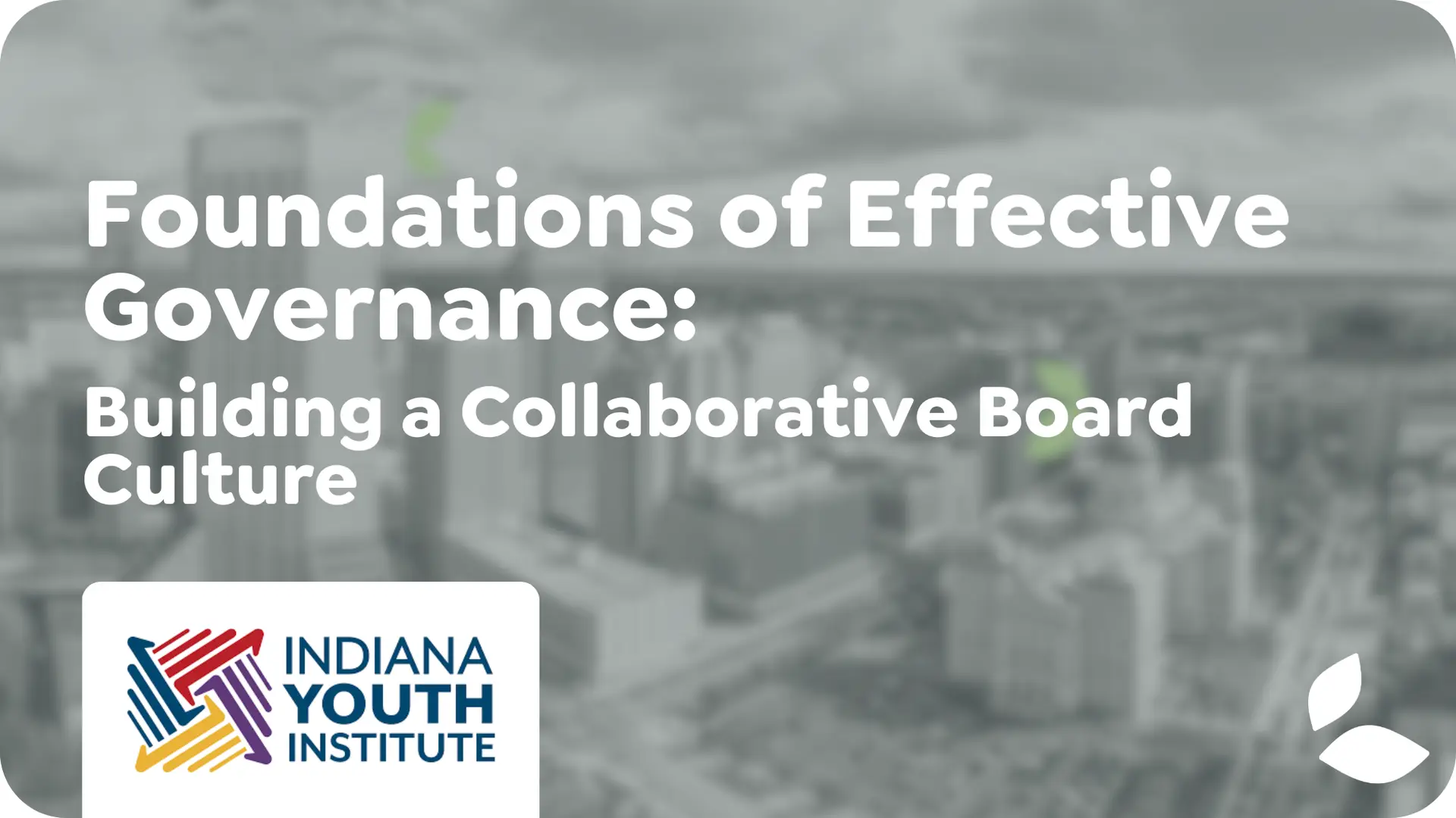 Effective Governance